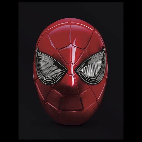 Spider Man Marvel Legends Series Iron Spider Electronic Helmet With