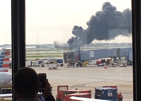 Minor Injuries After Plane Catches Fire On Ohare Runway Everybody