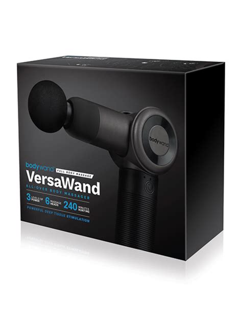 Bodywand Versawand All Over Body Massager Black Sensationo