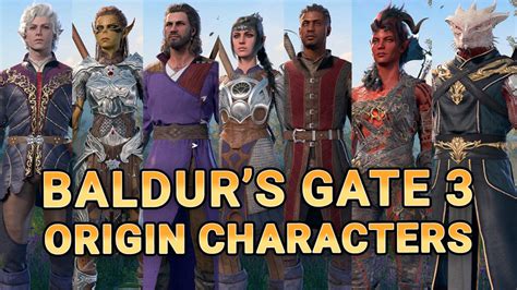 Baldur S Gate Origin Characters Updated Dnd Town