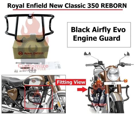 royal enfield   classic  reborn black airfly evo engine