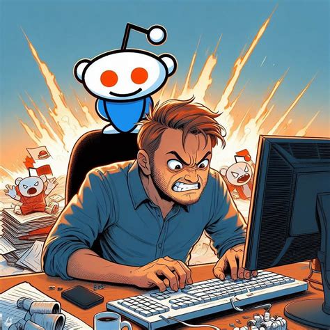 A Redditor Reading An Post And Becoming More Angry Rchatgpt