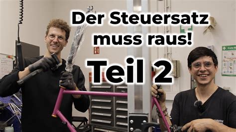 Der Steuersatz Muss Raus Egal Wie Alex Bekommt Sein Intec Bike