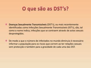 Doenças sexualmente transmissíveis | PPTX