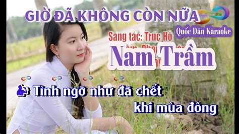 Karaoke Gi Kh Ng C N N A Tone Nam Tr M Rumba Bm Tp Qu C