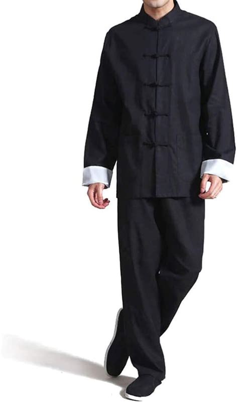 Buy Men S Cotton Linen Kung Fu Suit Chinese Martial Arts Uniform