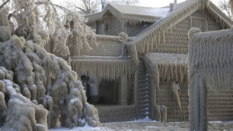 New York homes covered in ice, resemble 'Frozen' after storm brings ...