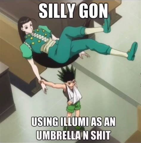 HunterxHunter Killua Hisoka Stupid Memes Funny Memes Jokes Hunter