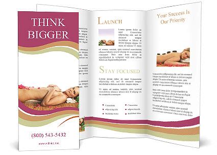 Nude Woman Brochure Template Design ID SmileTemplates