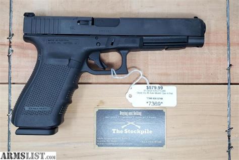 ARMSLIST For Sale Glock 41 Gen 4 MOS Competition 45 Auto Long Slide