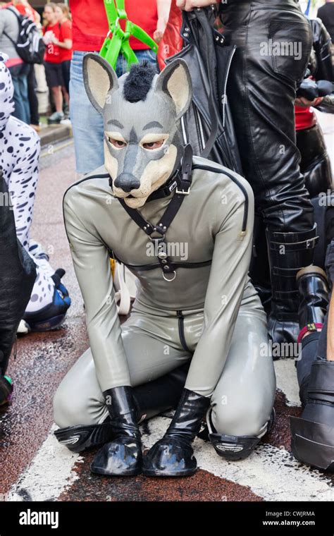 England London The Annual Gay Pride Parade Participant Dressed In