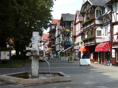 Bad Sooden Allendorf Pedestrian Zone In Bad Sooden Allendorf German