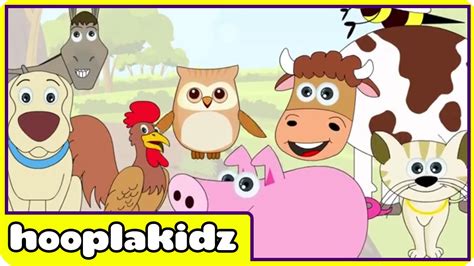 Preschool Activity | Learn About Sounds Of Animals 1 | HooplaKidz - YouTube