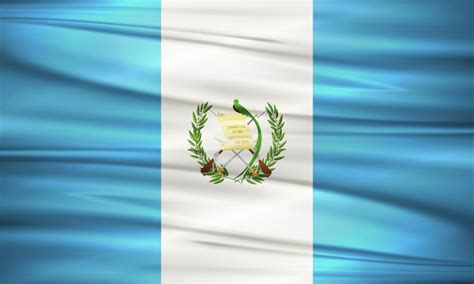 Ilustraci N De La Bandera De Guatemala Y Vector Editable De La Bandera