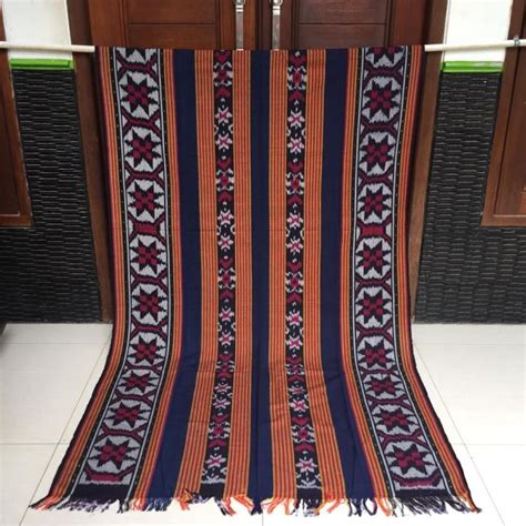 Kain Tenun Etnik Blanket Halusan Kode BL340 Lazada Indonesia