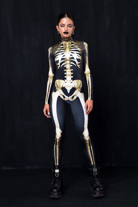 Graveyard Skeleton Costume - Adult Halloween Costumes for Women – BADINKA