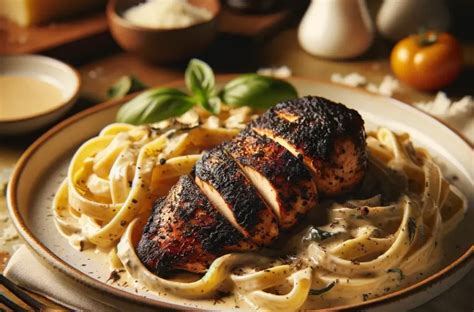 Blackened Chicken Alfredo Recipe