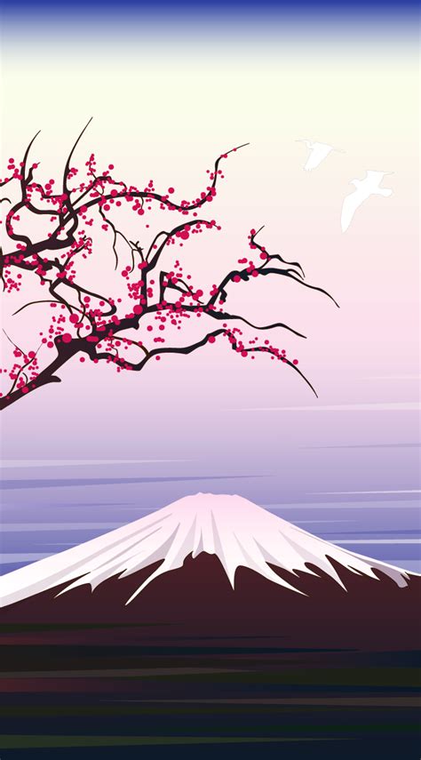 Cherry blossom, Japanese block print, Hokusai