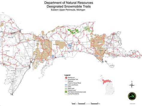 Upper Peninsula Atv Trail Map