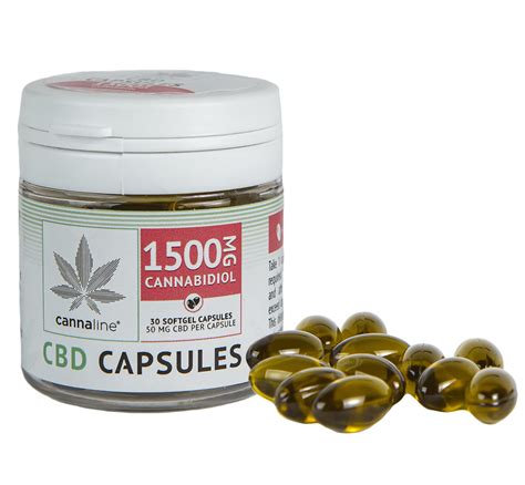 Cannaline CBD Kapslid 1500 Mg CBD Kapslid CBDshop Ee