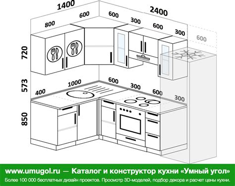 Планировка углового кухонного гарнитура (46 фото) - фото - картинки и ...