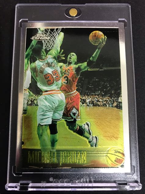 Topps Chrome Michael Jordan Yahoo