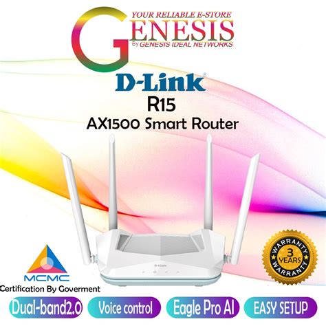 D Link R Eagle Pro Ai Ax Smart Wireless Wifi Mesh R M E