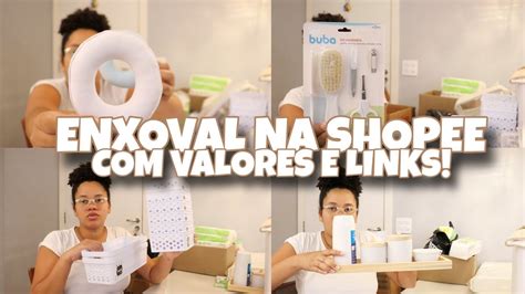 ENXOVAL DO BEBÊ E MAMÃE NA SHOPEE valores e links VALEU A PENA