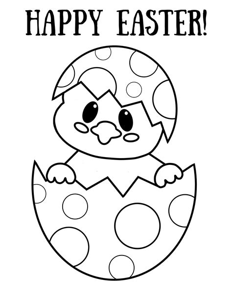 Easter Colouring Templates