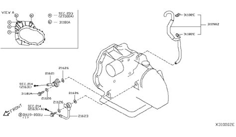 Auto Transmission Transaxle Fitting Nissan Versa Hatchback