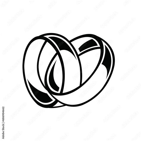 Marriage Rings Svg Png Ring Svg Wedding Svg Clipart Silhouette