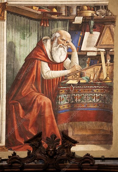 St Jerome In His Study Stock Image C014 7797 Science Photo Library