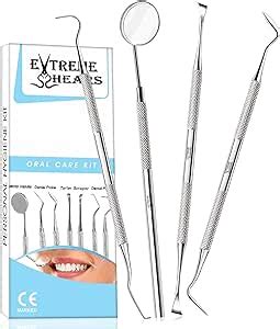 Amazon Extreme Shears Dental Pick Tools Set Plaque Tartar Remover