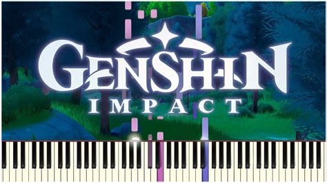 Dawn Winery Theme BGM 02 Genshin Impact Synthesia Piano Tutorial