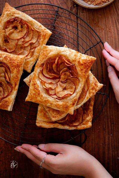 Puff Pastry Apple Tart Easy Quick Recipe J Cooking Odyssey