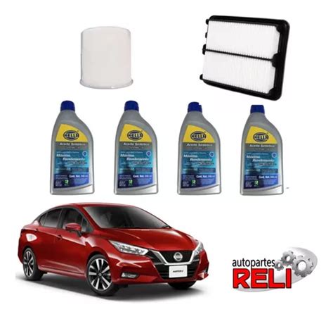 Kit Afinación Versa 2020 1 6 4l Aceite 5w30 Sintético