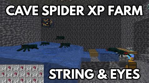 Easy Cave Spider Farm Minecraft 1 21 Block By Block Tutorial YouTube