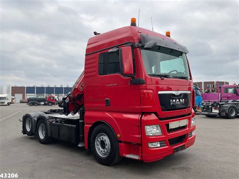 MAN TGX 28 440 Fassi 29 Tonmeter Laadkraan Lastbil Med Kran 2014