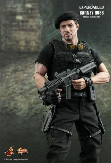The Expendables Barney Ross Sylvester Stallone Figure Hot Toys Mms