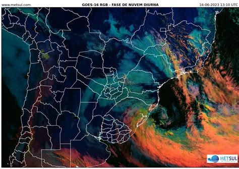 MetSul Meteorologia on Twitter TEMPO Imagem de satélite da manhã de