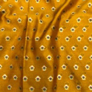 Rani Pink Motifs Banarasi Brocade Pure Silk Fabric Saroj Fabrics