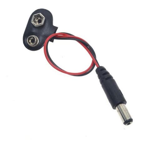 Cable Poder Dc Adaptador Bateria 9v Plug 21x55mm Cuotas Sin Interés