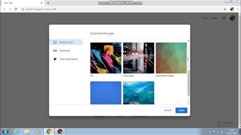 How To Change Your Google Chrome Background Youtube