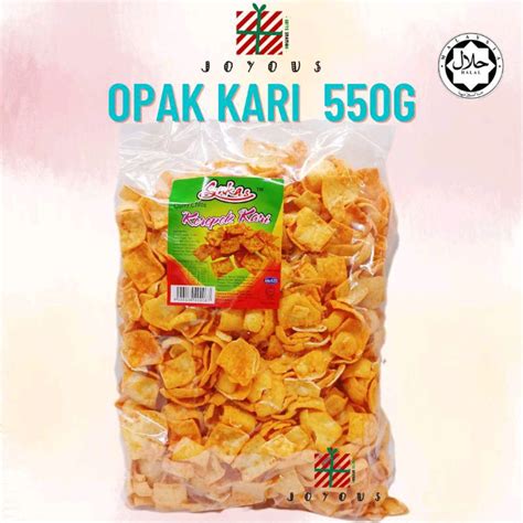 G Opak Kari Kari Ubi Kecil Kerepek Kari Shopee Malaysia