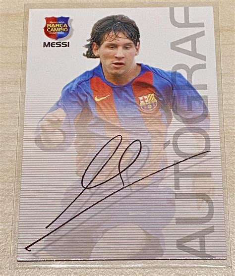 2004 Lionel Messi Rookie Card Panini Rsoccercard