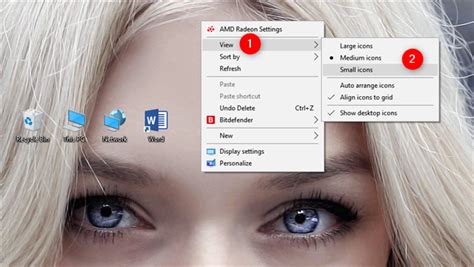 How to make desktop icons smaller (or bigger) in Windows - 4 methods