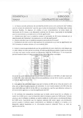 Contrastes Ejercicios Resueltos Pdf