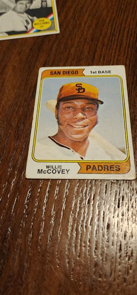 1974 TOPPS 250 WILLIE MCCOVEY WASH N L EBay