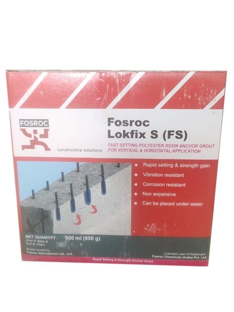 Fosroc Lokfix Polyester Resin Anchor Grout At Rs 350 Kg Basti Sheikh