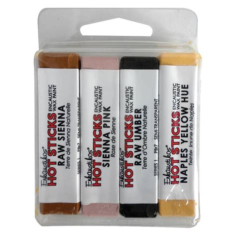 Enkaustikos Hot Sticks Warm Colors Set Of Ml Jerry S Artarama